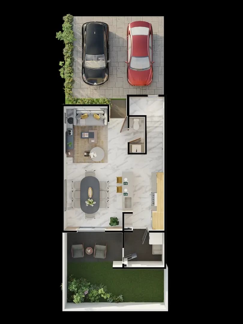 Plano de Planta Baja — Modelo Recinto