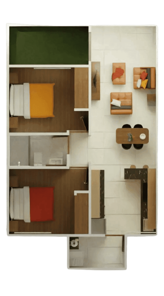 Plano de Planta — Modelo Pino