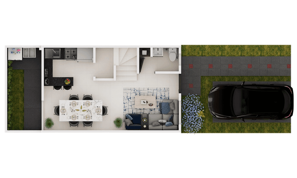 Plano de Planta Baja — Modelo Javer B
