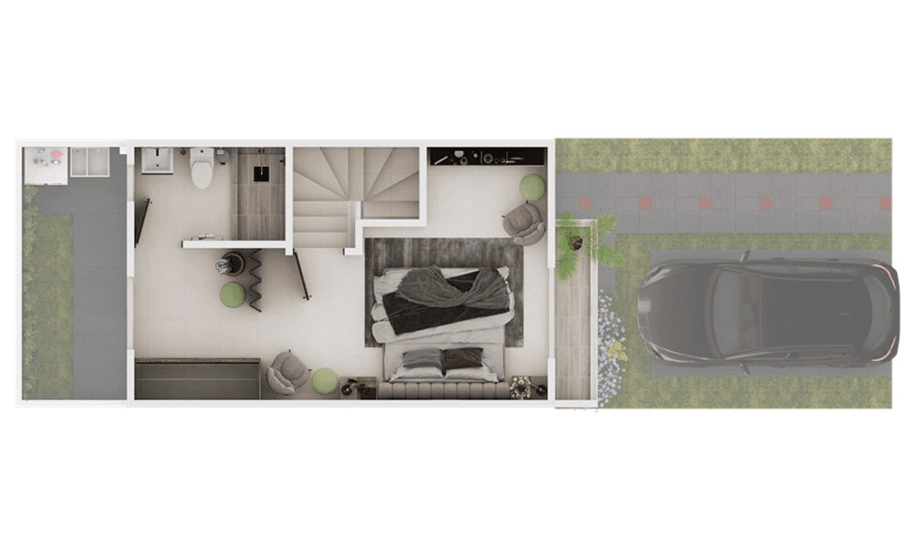 Plano de Segundo Nivel — Modelo Javer B