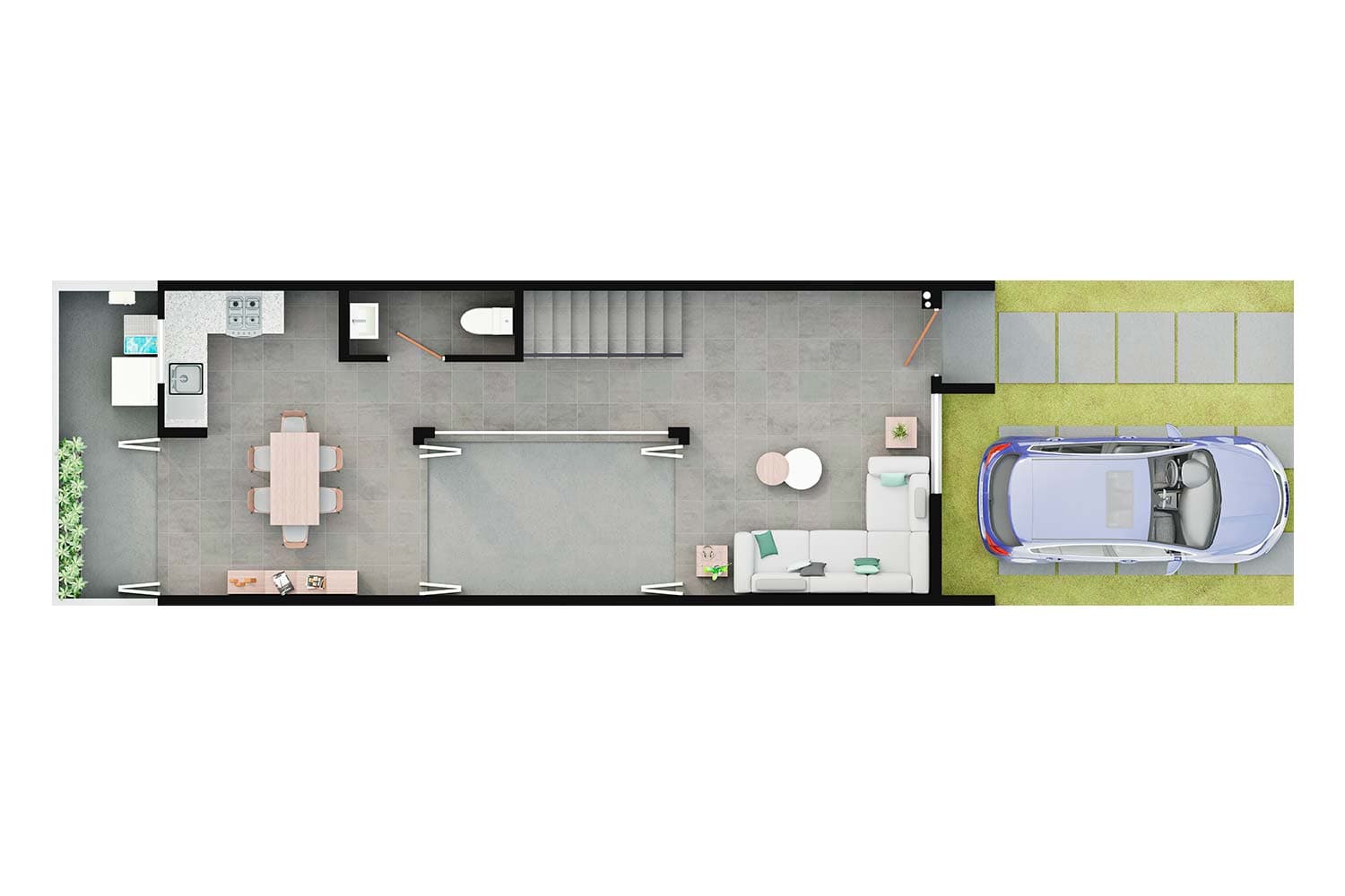 Plano de Planta Baja — Modelo Cerezo