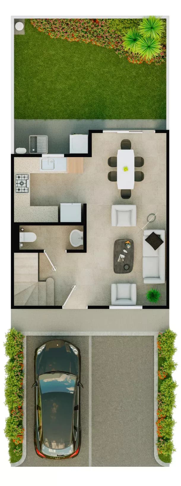Plano de Planta Baja — Modelo Olivenza