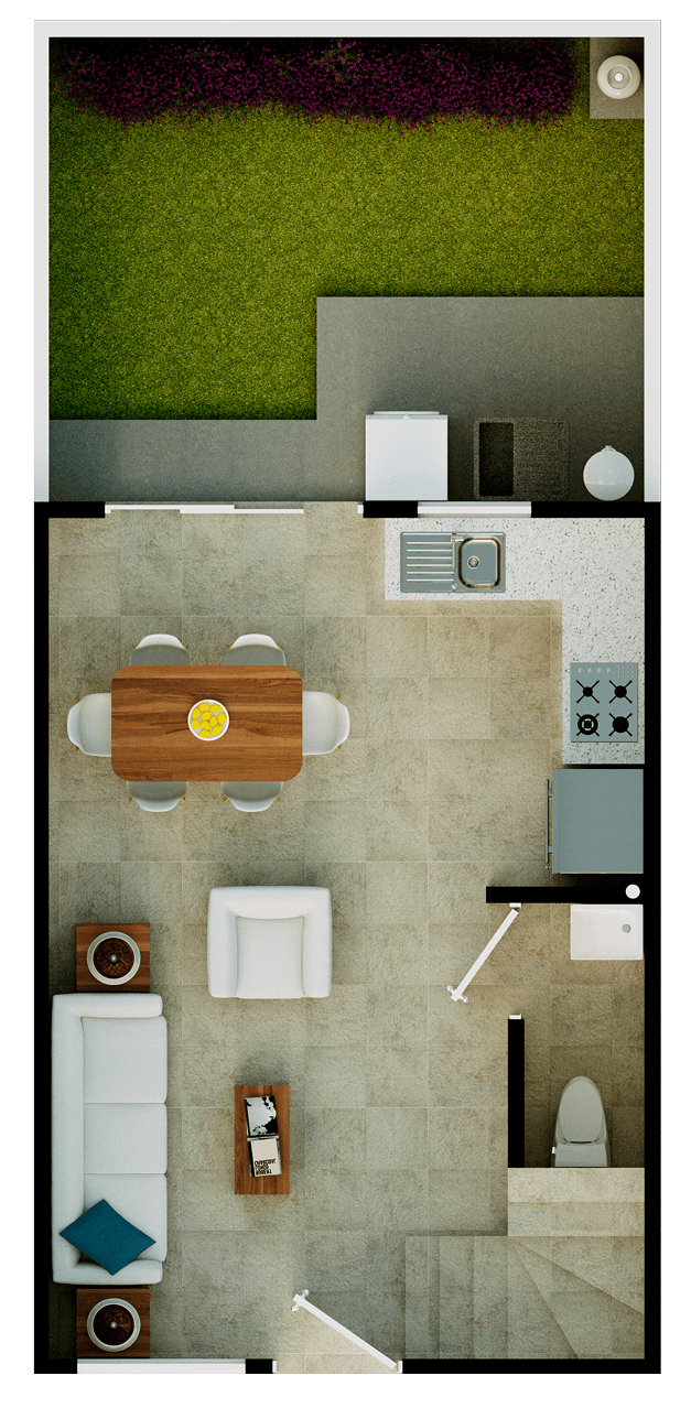 Plano de Planta Baja — Modelo Córdoba