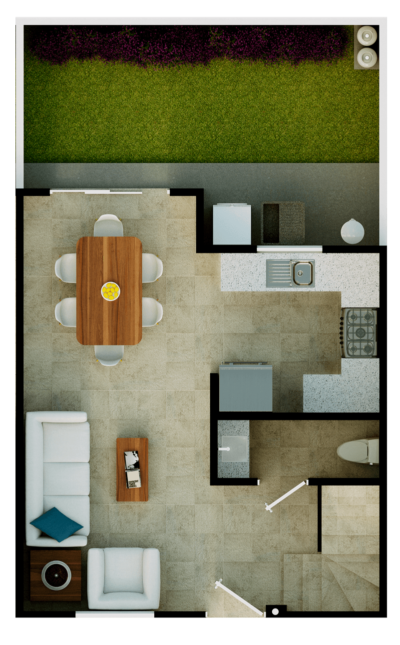 Plano de Planta Baja — Modelo Mallorca