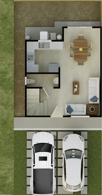 Plano de Planta Baja — Modelo Gibraltar