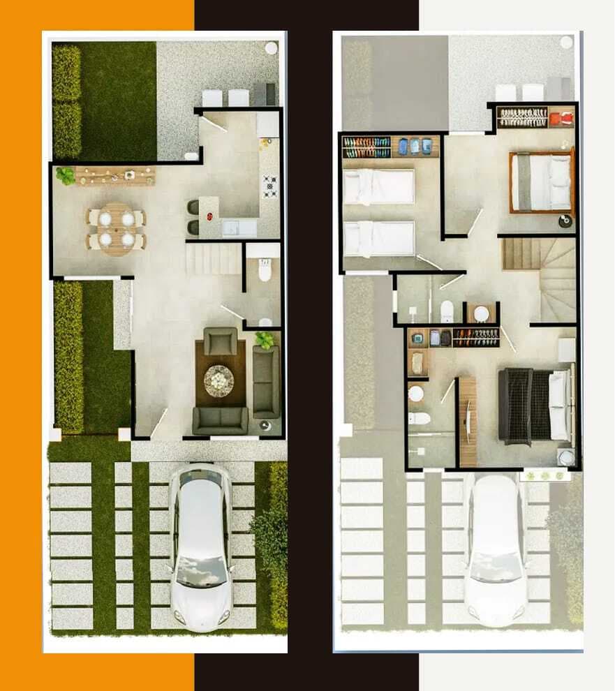 Plano de Planta Baja — Modelo Montesino