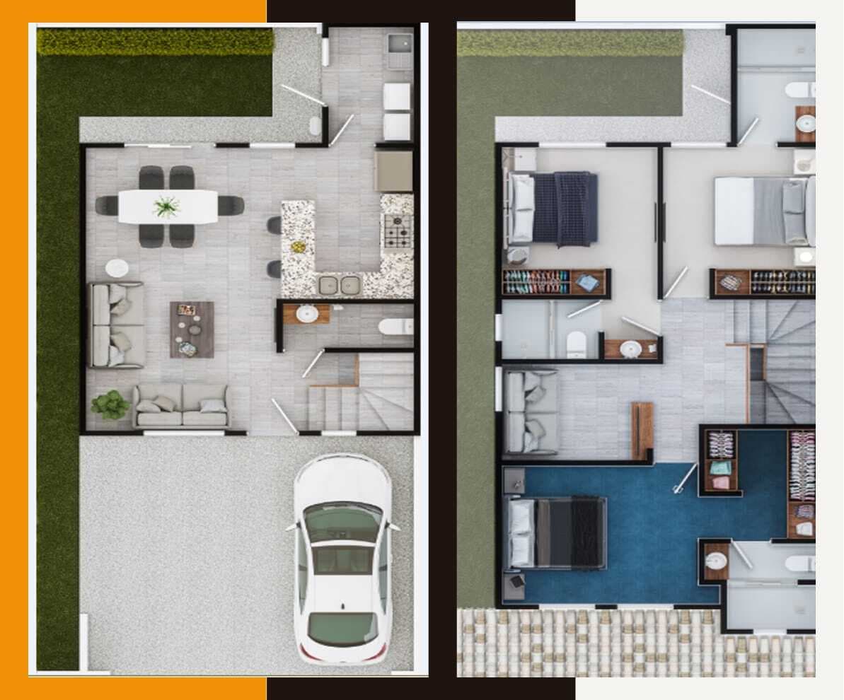 Plano de Planta Baja — Modelo Pontevel