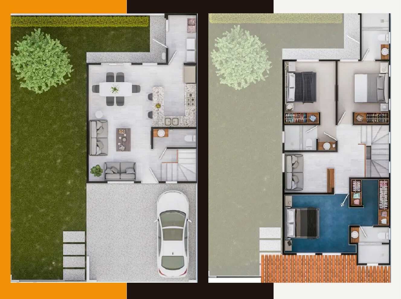 Plano de Planta Baja — Modelo Pontevel Plus