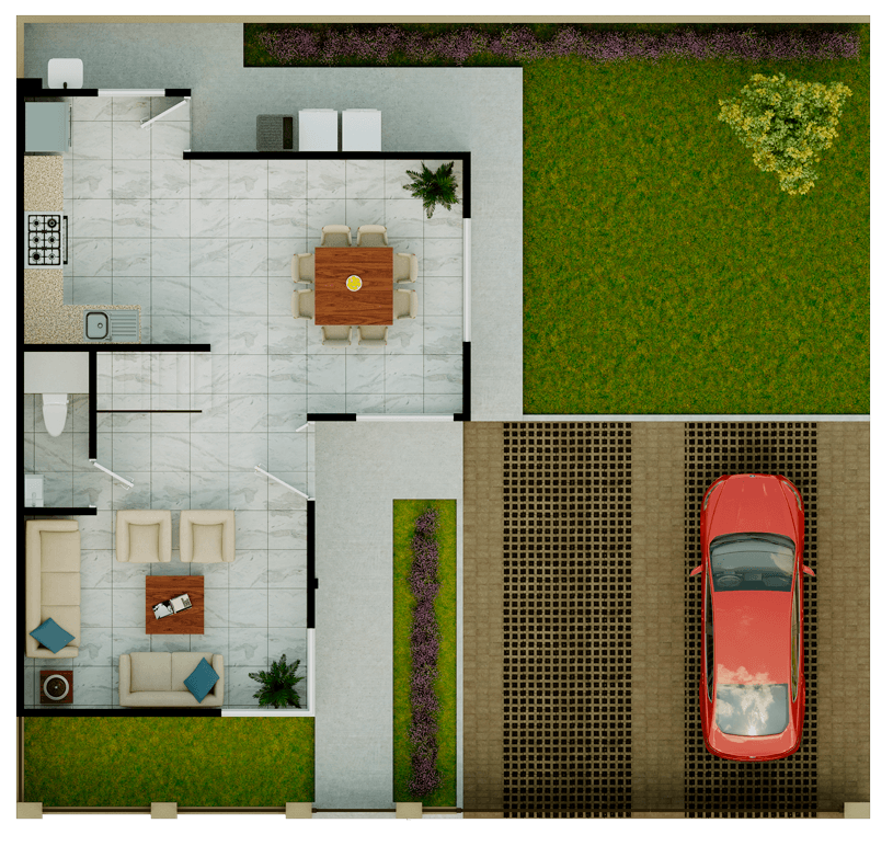 Plano de Planta Baja — Modelo Tormes