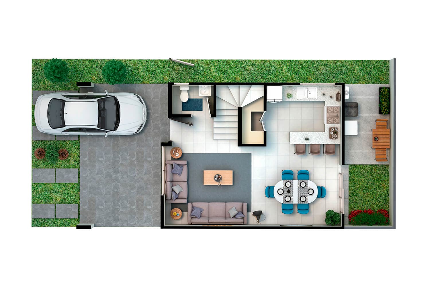 Plano de Planta Baja — Modelo Däye